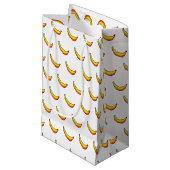 Bananen Kleine Geschenktasche Geschenktüte (Vorderseite Schrägansicht)