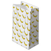 Bananen Kleine Geschenktüte (Rückseite Schrägansicht)
