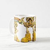 Bananen Knochen Kaffeetasse (Vorderseite Links)