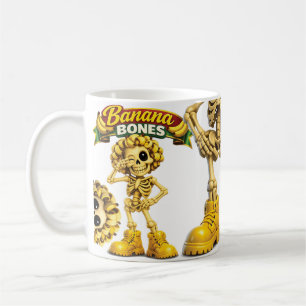 Bananen Knochen Kaffeetasse