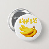 Bananen-Knopf Button (Vorne & Hinten)