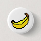 Bananen-Knopf Button (Vorderseite)