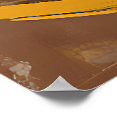 Bananen-Kokosnuss-Stillleben Poster (Ecke)