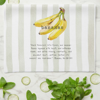 Bananen - Koranvers Geschirrtuch