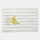 Bananen - Koranvers Geschirrtuch (Horizontal)