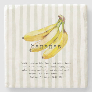 Bananen Koranvers Steinuntersetzer