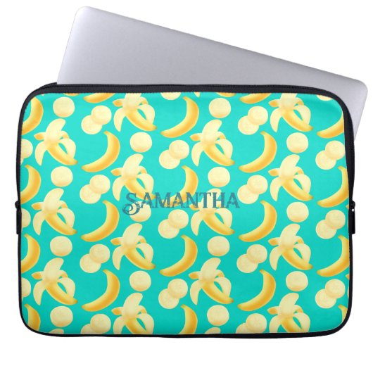 Bananen Laptopschutzhülle (Vorderseite)