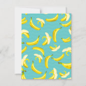 Bananen Magneteinladung (Vorderseite)