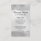 Bananen-Masken-Hautcreme-selbst gemachte Visitenkarte (Rückseite)