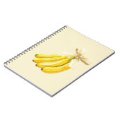 Bananen mit einer Schleife Notizblock (Linke Seite)