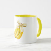 Bananen mit einer Schleife Tasse (VorderseiteRechts)
