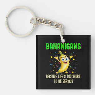 Bananen, Motivierend, Bananenspenden Schlüsselanhänger