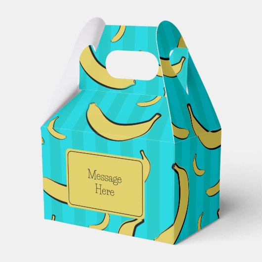 Bananen-Muster-Geschenkbox Geschenkschachtel (Vorderseite)