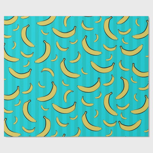 Bananen-Muster-Geschenkpapier Geschenkpapier (Flach)