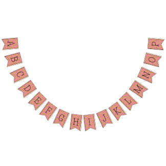 Bananen-Muster-Girlande-Banner Wimpelkette