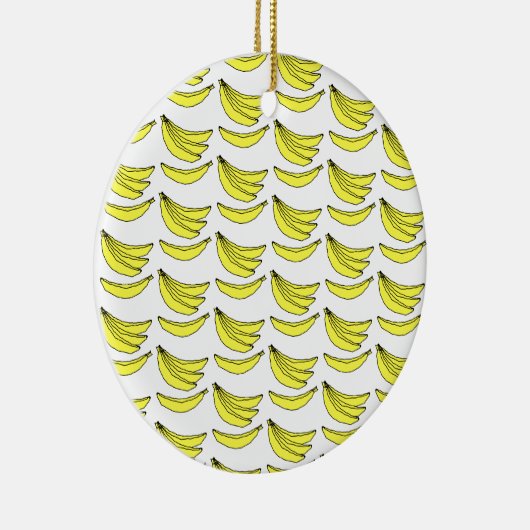 Bananen-Muster Keramikornament (Rechts)