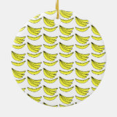Bananen-Muster Keramikornament (Hinten)
