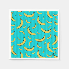 Bananen-Muster-Papier-Tischserviette Serviette
