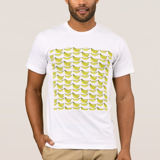Bananen-Muster T-Shirt (Vorderseite)