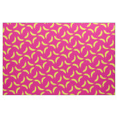 Bananen Niedlich Obst Sonne Alberne Küche Rosa Stoff (Fat Quarter (45,7 x 55,9 cm))