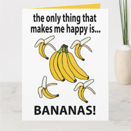Bananen Obst Funny Bananas Karte