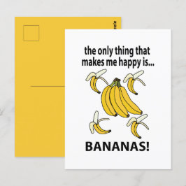 Bananen Obst Funny Bananas Postkarte