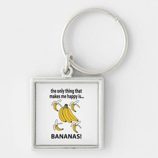 Bananen Obst Funny Bananas Schlüsselanhänger (Vorne)