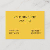 Bananen Obst Funny Bananas Visitenkarte (Rückseite)