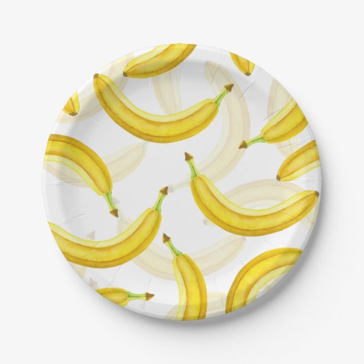 Bananen Pappteller (Vorderseite)