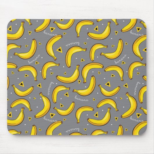 Bananen-Pop-Kunst-Druck Mousepad (Vorne)