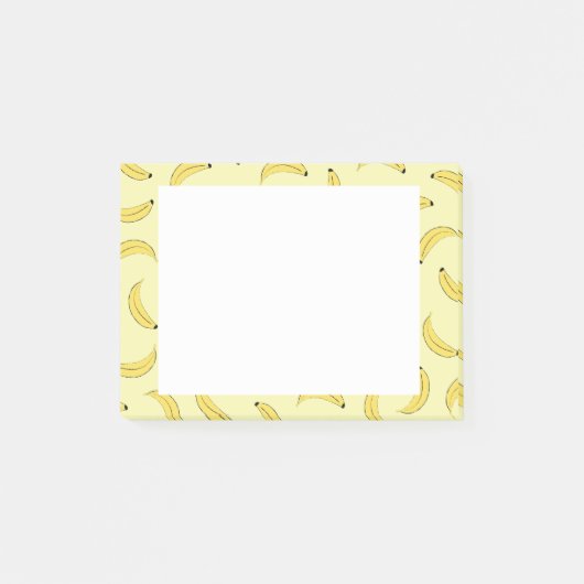 Bananen Post-it Klebezettel (Vorderseite)