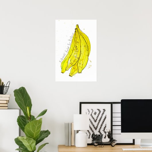 Bananen Poster (Heimbüro)