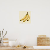 Bananen-Poster Poster (Küche)