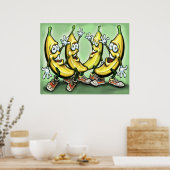 Bananen-Poster Poster (Küche)