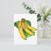 Bananen Postkarte (Stehend Vorderseite)