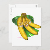 Bananen Postkarte (Vorne/Hinten)