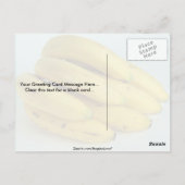 Bananen Postkarte (Rückseite)