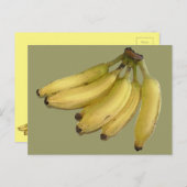 Bananen Postkarte (Vorne/Hinten)