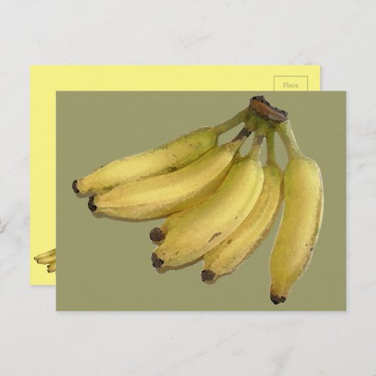 Bananen Postkarte (Vorne/Hinten)