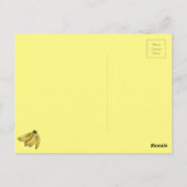 Bananen Postkarte (Rückseite)