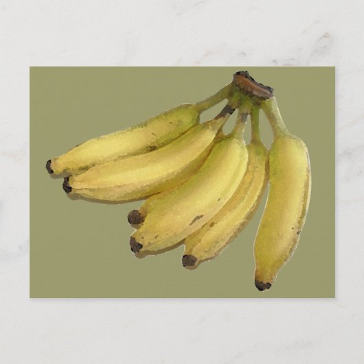 Bananen Postkarte (Vorderseite)
