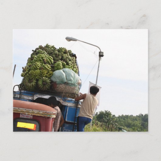 Bananen Postkarte (Vorderseite)