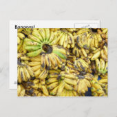 Bananen! Postkarte (Vorne/Hinten)