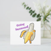 Bananen! Postkarte (Stehend Vorderseite)