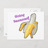 Bananen! Postkarte (Vorne/Hinten)