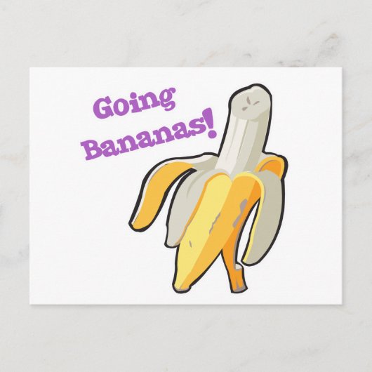 Bananen! Postkarte (Vorderseite)