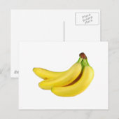 Bananen Postkarte (Vorne/Hinten)