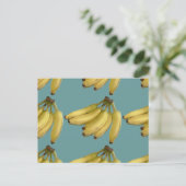 Bananen Postkarte (Stehend Vorderseite)