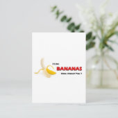 Bananen Postkarte (Stehend Vorderseite)