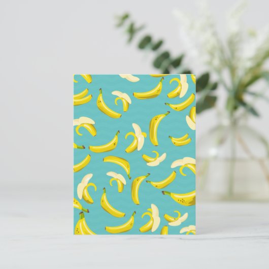 Bananen Postkarte (Stehend Vorderseite)